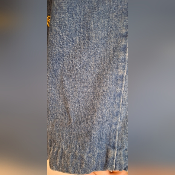 Vintage 80s jacket Sz S blue creek cotton  XL Embellished Jewels boho western - Picture 9 of 11